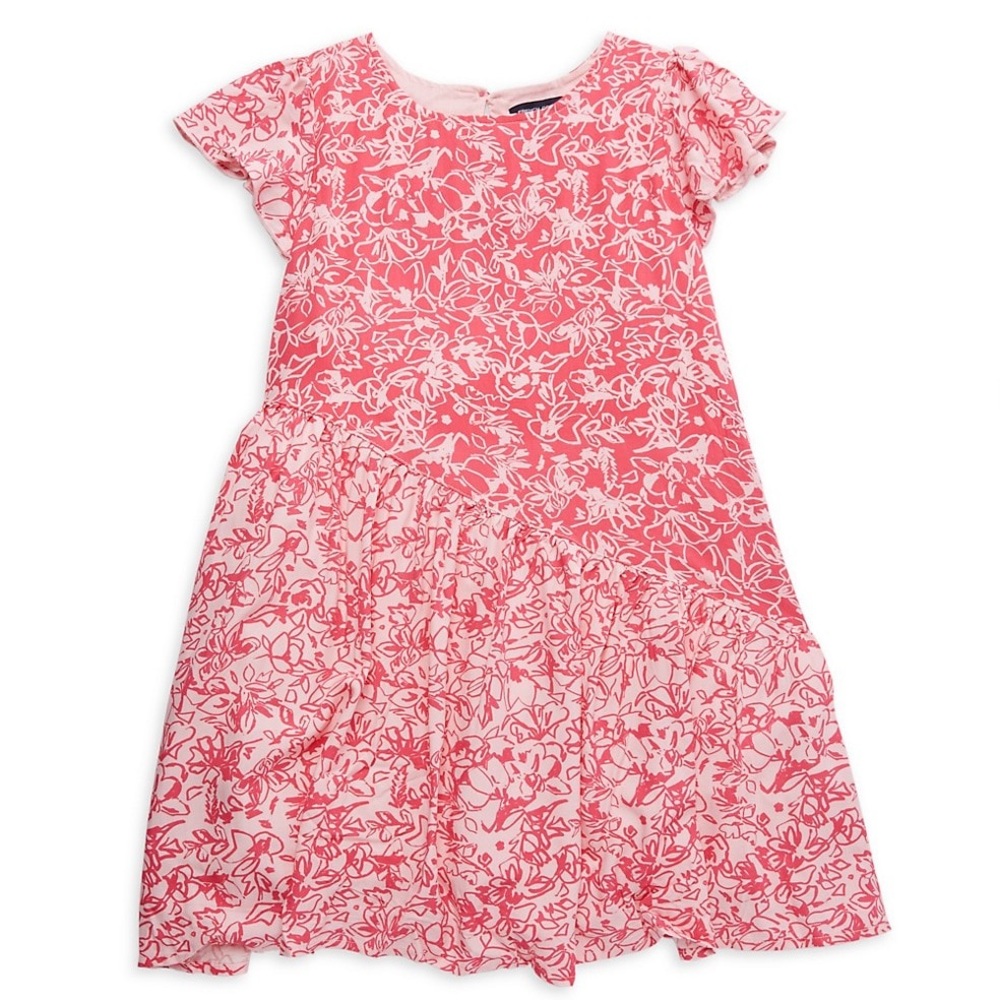 French Connection Asymmetrical Ruffle Dress Girls 2T NEW